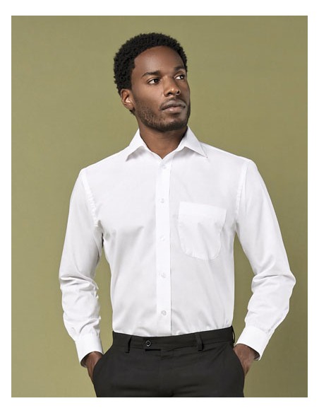 KUS-KK104-Mens Classic Fit Business Shirt Long Sleeve 2